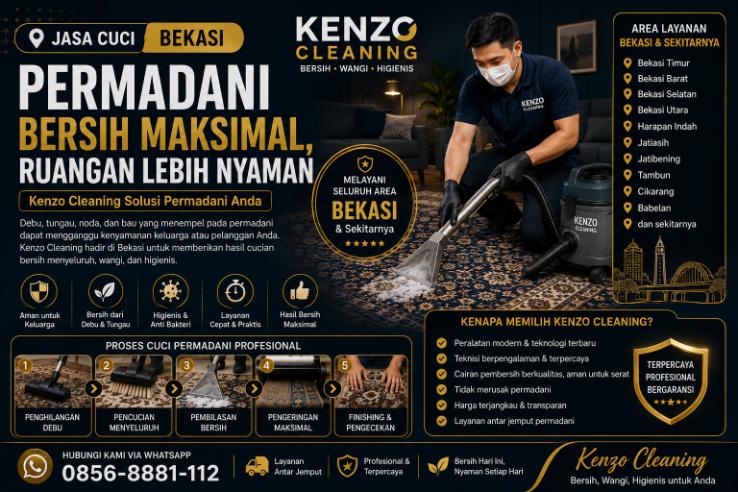 Jasa Cuci Permadani di Bekasi