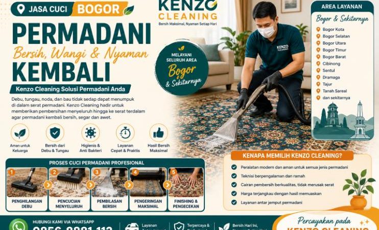 Jasa Cuci Permadani Bogor | Kenzo Cleaning Solusi Permadani Bersih, Wangi, dan Nyaman Dipakai Kembali